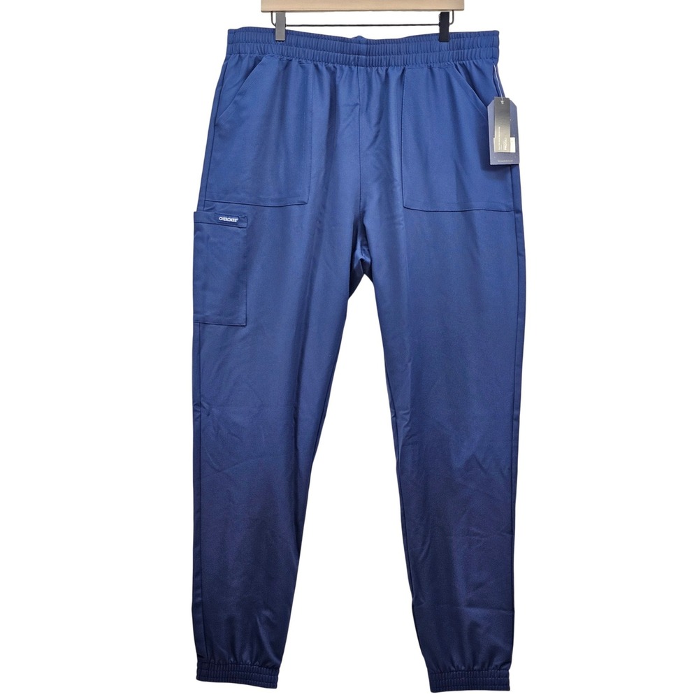 Cherokee Workwear Original Ultra Men XL Tall Navy Scrub Pants Jogger CK278AT NEW